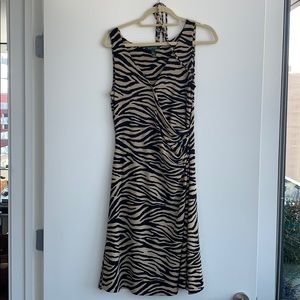 Zebra print dress